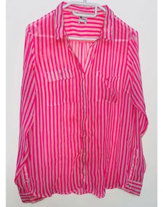 Pink &amp; White Shirt