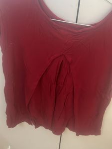 Red Fitted Top