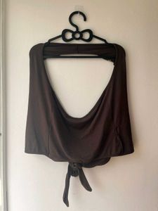 Brown Halter Top