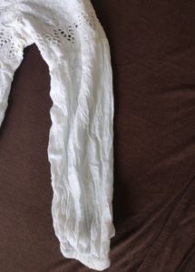 white chikankari shirt