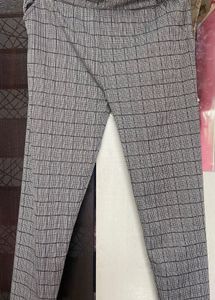 Grey Plaid Pants Houndstooth