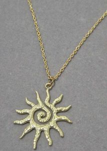 Anti Tarnish Sun Pendant