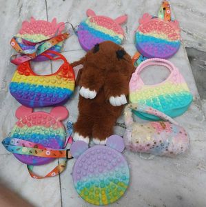 Novelty Pop It Purses Lot