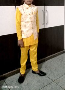 Yellow Esthetic Shervani