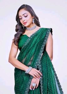 Elegant Green Saree