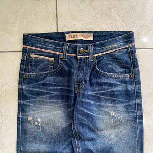 Blue Straight Jeans