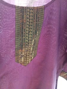 Purple Ethnic Kurta