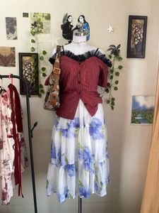Korean off shoulder top