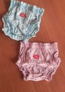 Set Of 8 Cotton Bloomers For Kids