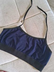 Navy Blue Sports Bra
