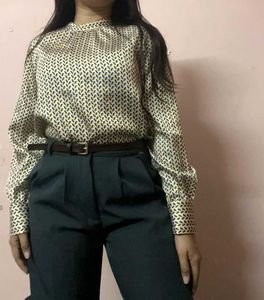 Brand New Cream Blouse – Unused with Tag