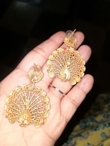 New Peacock Earrings 🦚 🦚