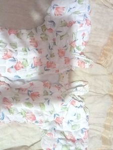 Western Short Frock For 2-4 Years