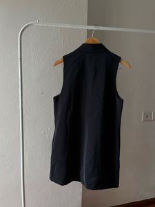 RESERVED OPEN-FRONT LONGLINE BLAZER