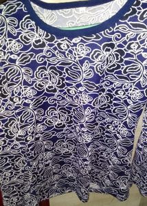 Blue Colour Top For Girls