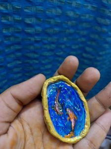 Handmade Van Gogh Inspired Fridge Magnet