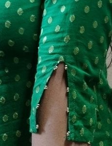 Designer green kurti