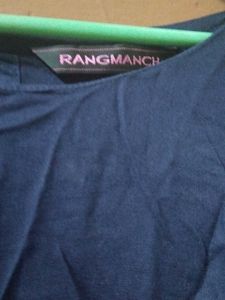 Elegant Navy Blue Kurti