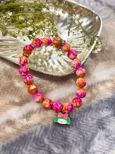 Beaded Bracelet with Charm