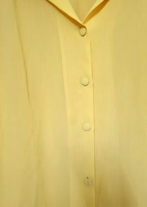 Yellow Sheer Button-Down Never Used