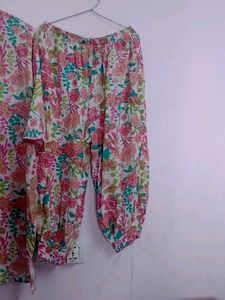 Floral Kurta Set,used