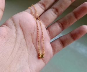 Little Star Pendant Gold Necklace💛✨