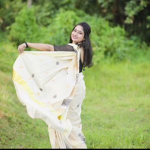 Looks Fresh new tissue set saree and blouse🖤✨