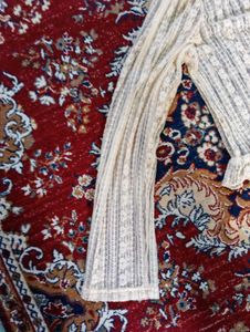 Lace Ruffle Tie Front Top / shrug