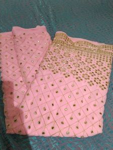 Mirror Work Unstiches Suit