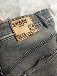 Gray Denim Jeans