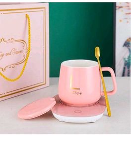 Blush Aura Self-Heating Mug Set