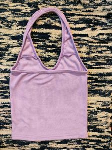 Lilac Halter Top