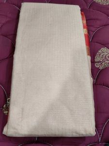 Elegant Red &amp;Peach Saree