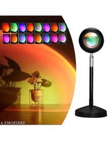 Sunset lamp set for photography, decoration