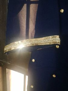 Elegant Navy Blue Kurta