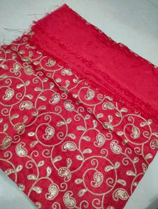 Red Leheriya Saree❤️
