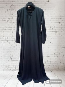 Plain Black Burkha with dupatta for women