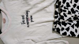 Dalmitian Print Cozy Night Suit Imported