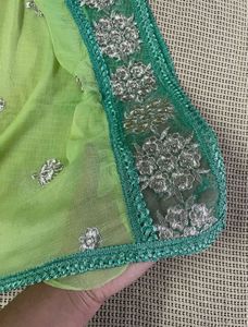 Green Embroidered Salwar Kameez Suit