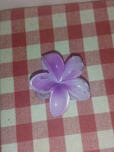 Cute Purple Flower Hair Clip