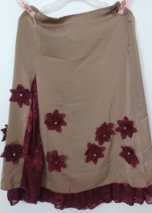 Elegant Floral Skirt