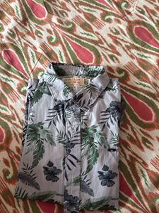 Boys Floral Print Shirt