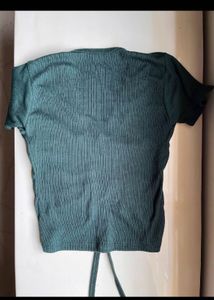 Drawstring Crop Top