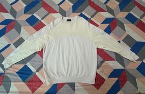 Two-Tone Pullover Sweatshirt