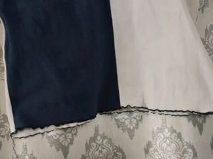 Navy White Top
