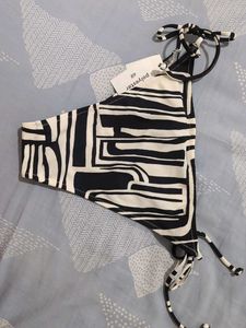 H&amp;M Zebra Print Bikini Bottom - Size 4