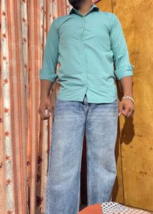 Light Blue Button-Down Shirt