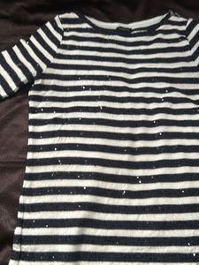 Striped Sequin Top
