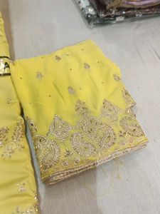 AKLK Dress Material - Festive Yellow