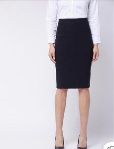 Elegant Black Pencil Skirt